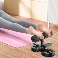Appareil de fitness à ventouse fixe pour sit-ups à domicile, équipement d'entraînement de force pour abdominaux et curls, machine à abdominaux avec corde