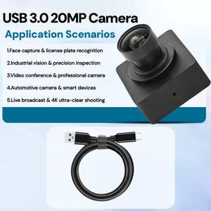 Caméra industrielle IMX283 USB3.0 20MP 4K 5472*3648 FOV102 Plug & Play Protocole UVC Starlight 0.0001LUX pour inspection d'imagerie - Product Image 2