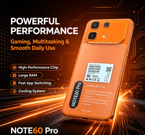 โทรศัพท์มือถือราคาประหยัดจากโรงงาน Note60 Pro 16GB+512GB ระบบ Android 15 กล้อง 72+108MP ถ่ายวิดีโอได้ - Product Image 3