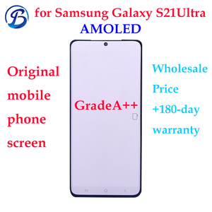 Original pour Samsung Galaxy S21 Ultra écran de téléphone portable LCD 6.8 affichage dynamique AMOLED 3200x1440 120Hz avec écran d'empreintes digitales - Product Image 2