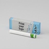 Caja de Papel Ecológica Impresa Personalizada con Laminado Mate y Recubrimiento UV para Bolígrafos de Belleza