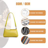 Tas Wanita Kulit Asli Desainer Kelas Atas Kustom, Model Vintage, Portabel, Tali Selempang Lepas Pasang, Cocok untuk Musim Panas dan Gugur