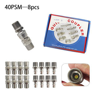 Acoplamiento de Conexión Rápida Autoblocante Estilo PSM 20/30/40, Conector Neumático Industrial Japonés - Product Image 6