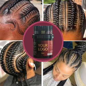 Гель для укладки волос Loc n Thick, 4 унции/16 унций, прозрачный, для плетения кос, контроля линии роста, суперсильная фиксация, с блестками, для укладки косичек - Product Image 5