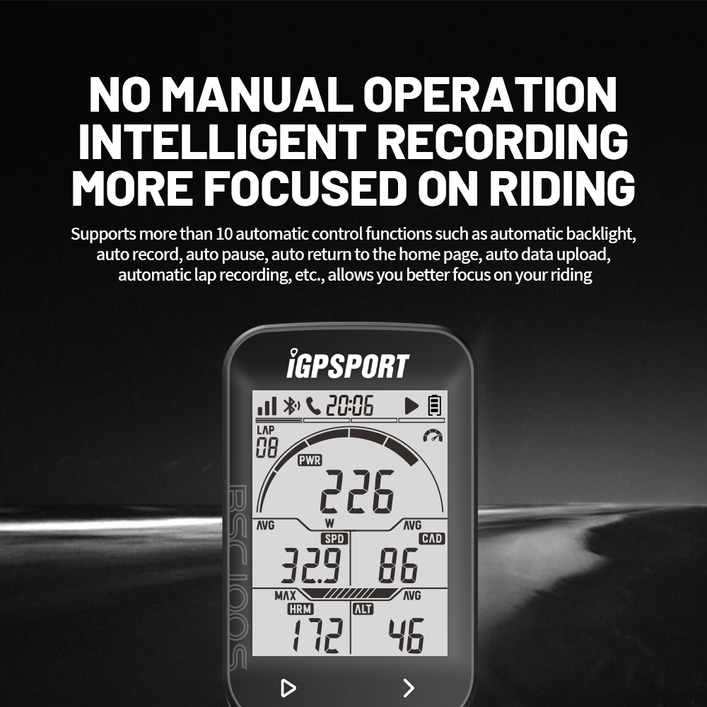 IGPSPORT BSC100S - Advanced Cycle Computer for Outdoor Riding