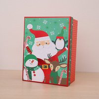 Lot de 10 boîtes cadeaux de Noël Evergreenwrap avec couvercle imprimé, pour une ambiance festive de Noël