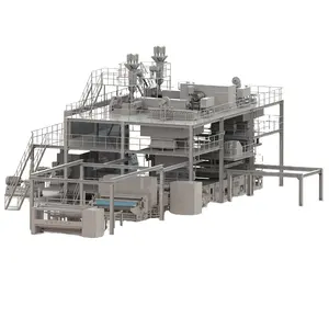 Machine à tissu Non tissé stratifié Double S, pour la fabrication de tissus Non tissés, 3200mm de largeur