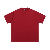 T-shirt HEALY japonais 300g pour homme, en coton épais, à manches courtes, col rond, coupe ample, blanc uni, couche de base, à demi-manches