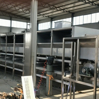 Hoge Kwaliteit Industriële Droogbranderij Machine Roestvrij Staal Droger Food Fruit Droger Braadmachine