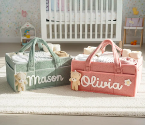 Cesta de almacenamiento de peluche <span class=keywords><strong>para</strong></span> bebés, organizador personalizado <span class=keywords><strong>para</strong></span> la habitación del bebé, organizador de pañales <span class=keywords><strong>para</strong></span> bebés - Product Image 6