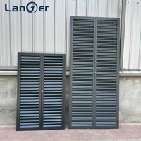 Volets électriques/manuels en aluminium pour l'extérieur Volets de fenêtre en bois de couleur avec ouverture horizontale pour pare-soleil ou prix