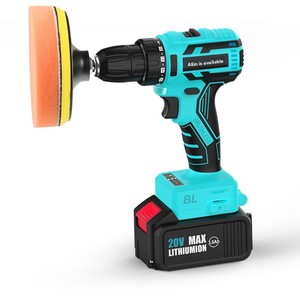 Brushless 20V Rechargeable Lithium Battery Car Polishing Machine <b>Drill</b> <b>Hand</b> Tool Fixed-gear Transmission 1 Gear Waxing Mj-5665 B - Product Image 1