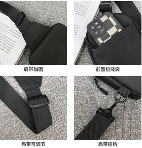 Mochila cruzada personalizada con logo, estilo japonés, de moda, para hombre, estilo urbano, para parejas, bandolera transfronteriza - Product Image 4