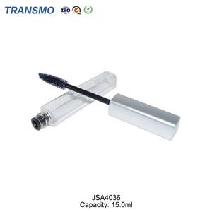 15ml Round Plastic <b>Mascara</b> Container Empty Silicon Wand Tube for Eyeliner and Blush Makeup Sample - Product Image 3