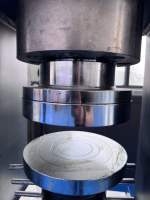 Máquina de prueba de compresión manual con pantalla digital 2000KN para cemento de hormigón Software de generación automática de metadatos incluido