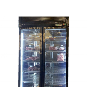 Best Sale Dry Ager meat curing Cabinet dry aging refrigerator For Meat beef with hooks/bar