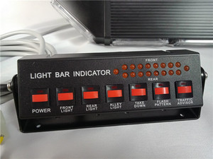 Barra luminosa di avvertimento blu da 1100mm led stroboscopi di avvertimento lampeggianti altre barre luminose per camion di traino per auto di pattuglia di veicoli di emergenza - Product Image 5