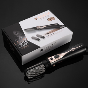 Rebune RE-2078-2 Estilizador <span class=keywords><strong>y</strong></span> <span class=keywords><strong>secador</strong></span> <span class=keywords><strong>de</strong></span> <span class=keywords><strong>pelo</strong></span> con <span class=keywords><strong>cepillo</strong></span> eléctrico <span class=keywords><strong>de</strong></span> <span class=keywords><strong>pelo</strong></span> <span class=keywords><strong>de</strong></span> nailon duradero - Product Image 6