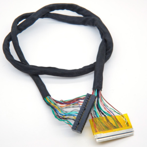 맞춤형 차폐 LVDS 케이블 270mm JAE 1.0 20핀 - 2.0 피치 20핀 듀퐁 커넥터 (광고 기기 모니터 드라이버 보드용) - Product Image 6