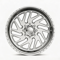 Jantes de camion forgées polies à rebord profond personnalisées SL 20X12 20X14 28X14 26X16 avec 6X139.7 8X165.1 pour GMC Sierra 1500 RAM 1500 2500
