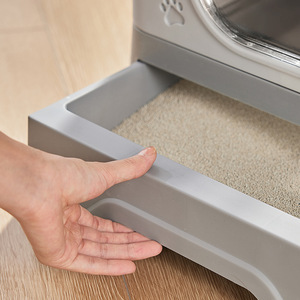 Pets Cleaning Supplies Wholesale Plastic <b>Litter</b> Box <b>Cats</b> Cube Toilets - Product Image 2