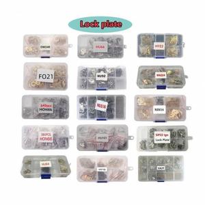 Kit de réparation de plaques de serrure de voiture en laiton, assortiment de pièces de serrurier multi-tailles pour l'entretien des serrures de portières automobiles, fabriqué en Chine - Product Image 1