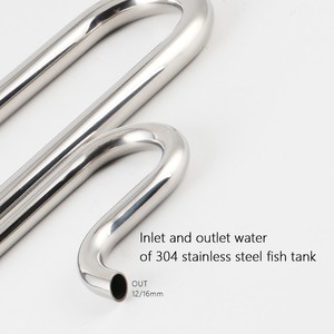 Entrée et sortie de tuyau de lis <span class=keywords><strong>en</strong></span> acier inoxydable d'<span class=keywords><strong>aquarium</strong></span> d'usine <span class=keywords><strong>en</strong></span> gros pour <span class=keywords><strong>tube</strong></span> de 12 / 16mm - Product Image 3