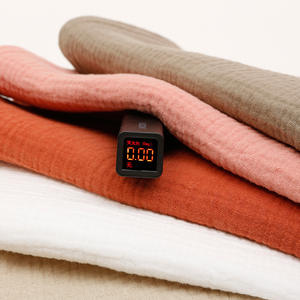 Babero De <span class=keywords><strong>Bebe</strong></span> Lot de 5 bavoir absorbant uni doux en mousseline 4 couches pour bébé en coton biologique - Product Image 6