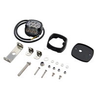 IP67 LED Wasserdichte Mini-Campinglampe 12V Weiß+Bernstein 5000K Tageslicht Anpassbare Schnelle/Langsame Blinkfunktion ROHS-Zertifiziert für LKWs und ATVs