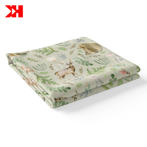 Kahn cotton hữu cơ tự do London Tana vải cỏ in cho váy của cô gái - Product Image 4