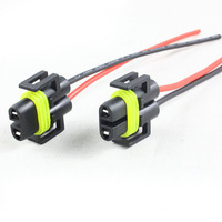 CAR-REFINE Adaptateur de support de lampe automobile H8 H9 H11, douille pour ampoule LED, connecteur de câble pour phare HID LED et feu antibrouillard