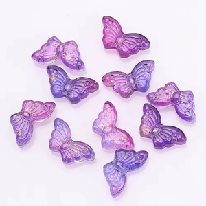 8X15Mm Đầy Màu Sắc Pha Lê Mặt Dây Chuyền Hạt Ma Thuật Màu Bướm Thủy Tinh Tự Làm Vòng Cổ Bông Tai Handmade Acrylic Nhựa Lucite Hạt - Product Image 1