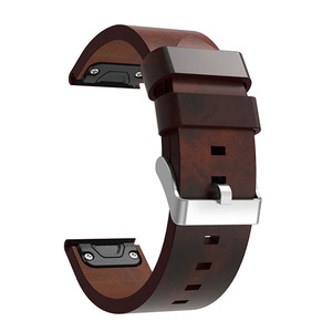 Lionorm Premium bracelet en cuir à dégagement rapide pour Garmin <span class=keywords><strong>Fenix</strong></span> 8/7/6/<span class=keywords><strong>5</strong></span> 22mm bracelet de montre en cuir accessoires de montre de Sport d'affaires - Product Image 1
