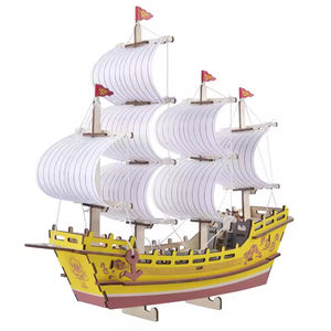 Modèle de puzzle en bois 3D chaud, modèle de construction en bois à assembler soi-même, kit de modèle de construction, jouets, artisanat éducatif pour adolescents et adultes - Product Image 5