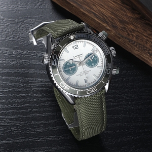 Correa de Reloj de Nailon de Alta Densidad con Cierre Desplegable Premium de 20mm 22mm, Diseño de Hebilla Plegable, Correa Deportiva para Hombre - Product Image 5