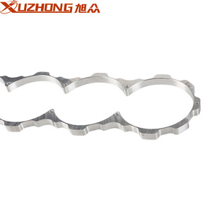 Xuzhong ฝาครอบปกป้องเครื่องยนต์อลูมิเนียมสำหรับ Honda Civic D16 D15 D16Z6สีเงิน - Product Image 2