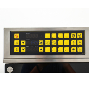 Four électrique de convection de plateaux commerciaux de l'<span class=keywords><strong>air</strong></span> chaud quatre d'acier inoxydable à long terme pour le magasin de boulangerie - Product Image 3