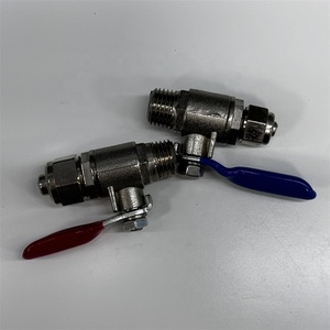 Tank Tee Kogelkraan Water Zuivere Filter Kraan 3/4 "Vrouwelijke Draad Push In Snel Aansluiten Aquarium Water Ro Omgekeerde Osmose Schakelaar - Product Image 5