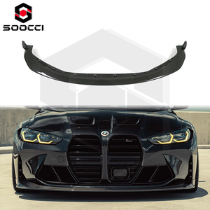 ขอบกันชนหน้าสไตล์ RSC คาร์บอนไฟเบอร์แห้งสำหรับ BMW M3 G80 G81 M4 G82 G83ชิ้นส่วนรถยนต์ใหม่รวมถึงด้านหน้าที่ตักลิปแยกคาง - Product Image 1