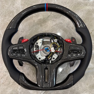 Volant forgé avec palettes de commande pour <span class=keywords><strong>BMW</strong></span> Séries F, M, X, G (F02 M550i, 640i, 840i, 850i, 135i, 116i, 218i) - Offre Spéciale - Product Image 3