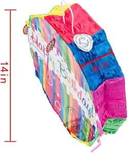 Pinata 장난감 라운드 Pinata 캔디 생일 파티 용품 당겨 문자열 Pinata 필러 어린이 - Product Image 5
