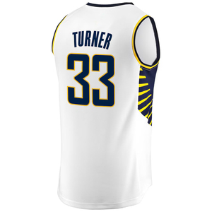 Erkek Indiana #33 Turner basketbol forması işlemeli gömlek logolar gençlik şehir Edition dikişli üniforma artı boyutu yaz için - Product Image 4