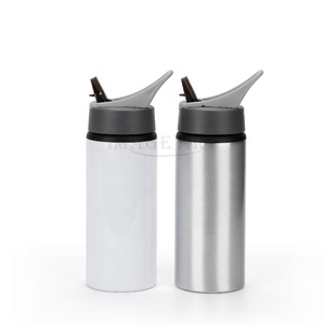 Bouteille d'eau en aluminium de 600ml Sublimation Bouteille de sport vierge Support Personnalisation Bouteille d'impression par sublimation - Product Image 1