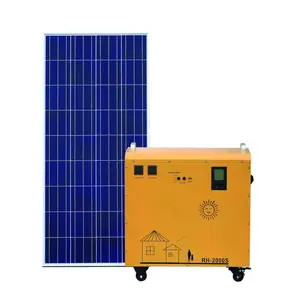 Система солнечной энергии для домашнего использования 1500 Вт с генератором, инверторная система солнечных панелей для домашних солнечных батарей