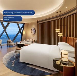 2025 Acabado de alto brillo Elegante Lujoso Super King Size 8 puertas Armario LED Iluminado Espejo Cabecero Juego de muebles de dormitorio - Product Image 5