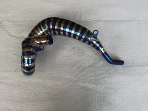 Silenziatore di Scarico Moto Aftermarket ad Alte Prestazioni in Titanio e Acciaio Inox a Due Tempi per Husqvarna TE300 KTM300 EXC 2024 - Product Image 3