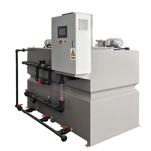 Impianto di Trattamento Acque Reflue Completamente Automatico con Sistema Mobile di Disidratazione Fanghi a Pressa a Vite Multipla con Container - Product Image 5