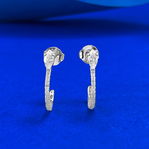 <span class=keywords><strong>Orecchini</strong></span> 925 alla moda in argento Sterling Haji <span class=keywords><strong>con</strong></span> forma di <span class=keywords><strong>serpente</strong></span> zircone cubico rodiato per festa di nozze o regalo - Product Image 1