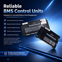 Système de gestion de batterie en cascade haute tension ECBMS 96S, Power Bank PCBA EC-HV-MC1+EC-HV-SC5+écran LCD 4,3 pouces CAN RS485