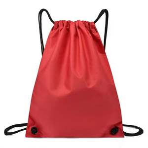 Custom Logo Polyester Shopping Handbag Draw String Bag Fitness Bags <b>Drawstring</b> <b>Backpack</b> - Product Image 1